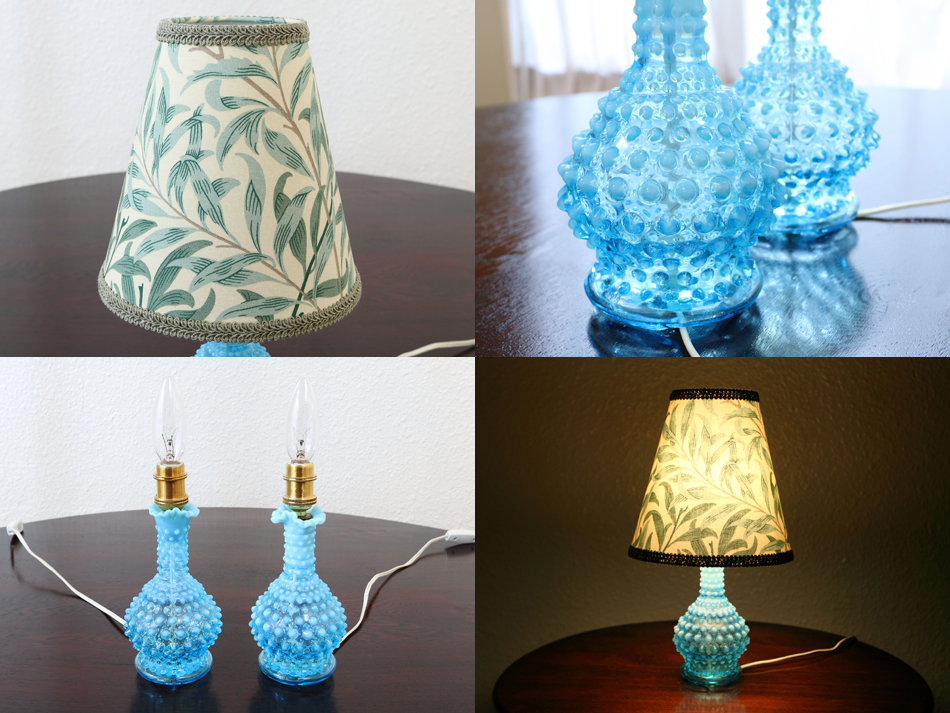 ✨SALE✨オールドフェントン花瓶 薊 オパールセントガラス 置物