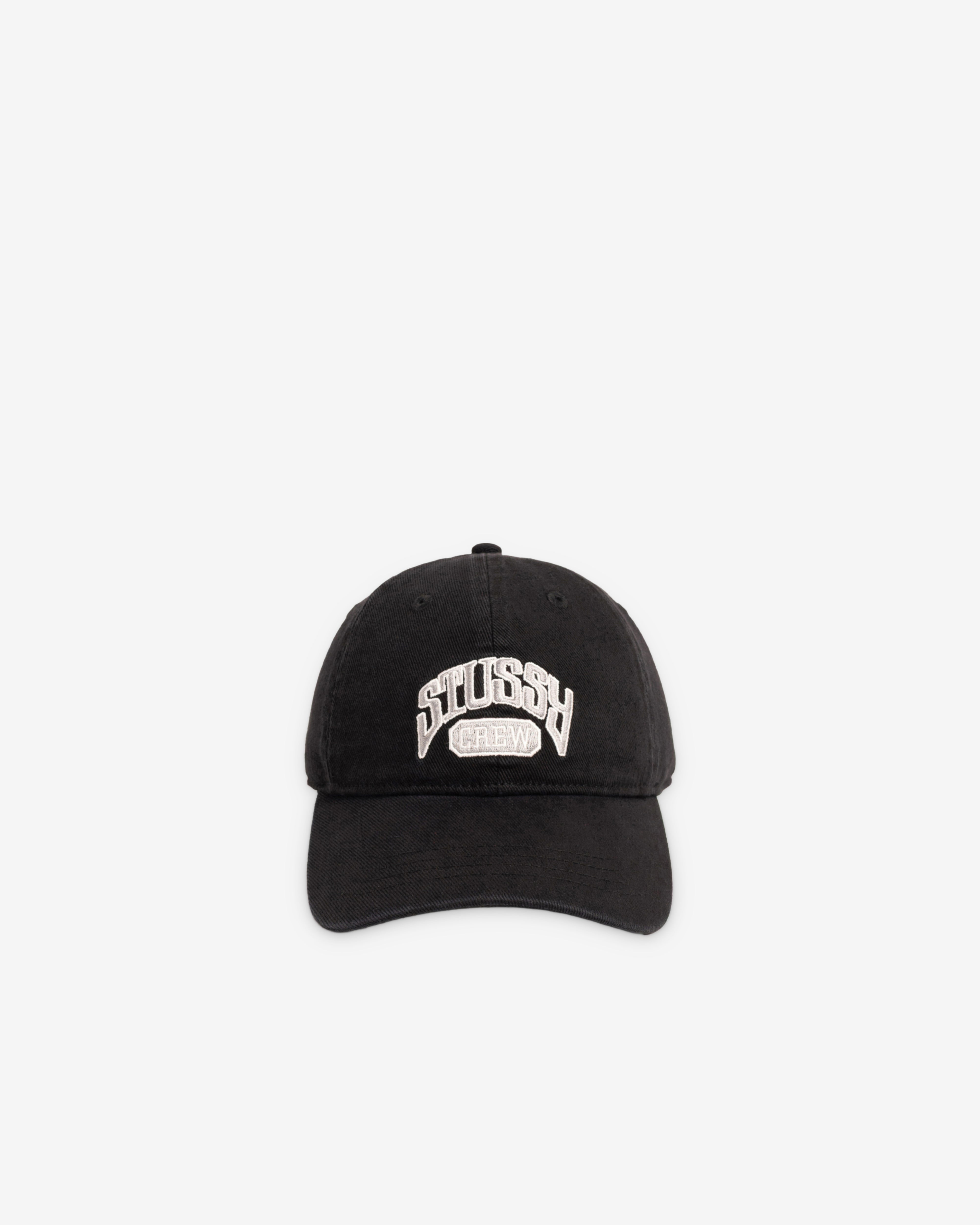 Stüssy: Low Profile Crew Strapback (Black) | DSML E-SHOP