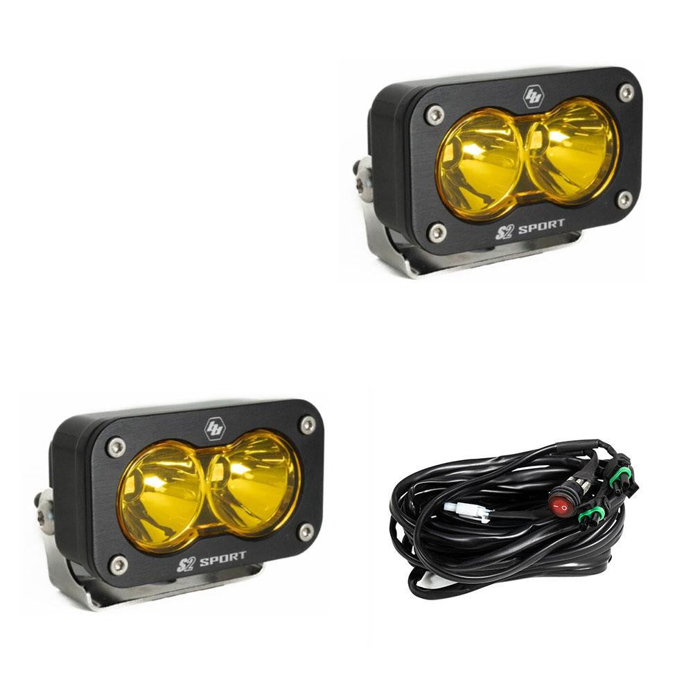 BAJA DESIGNS - S2 SPORT PAIR DRIVING/COMBO LED - AMBER – Shop Eurowise