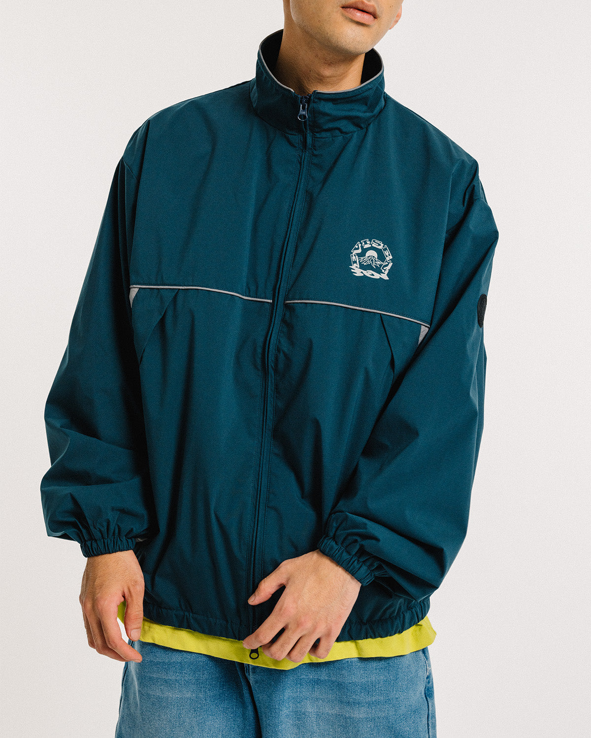 EVIFUJI NYLON JACKET - FOREST – Evisen Skateboards ゑ (エビセン