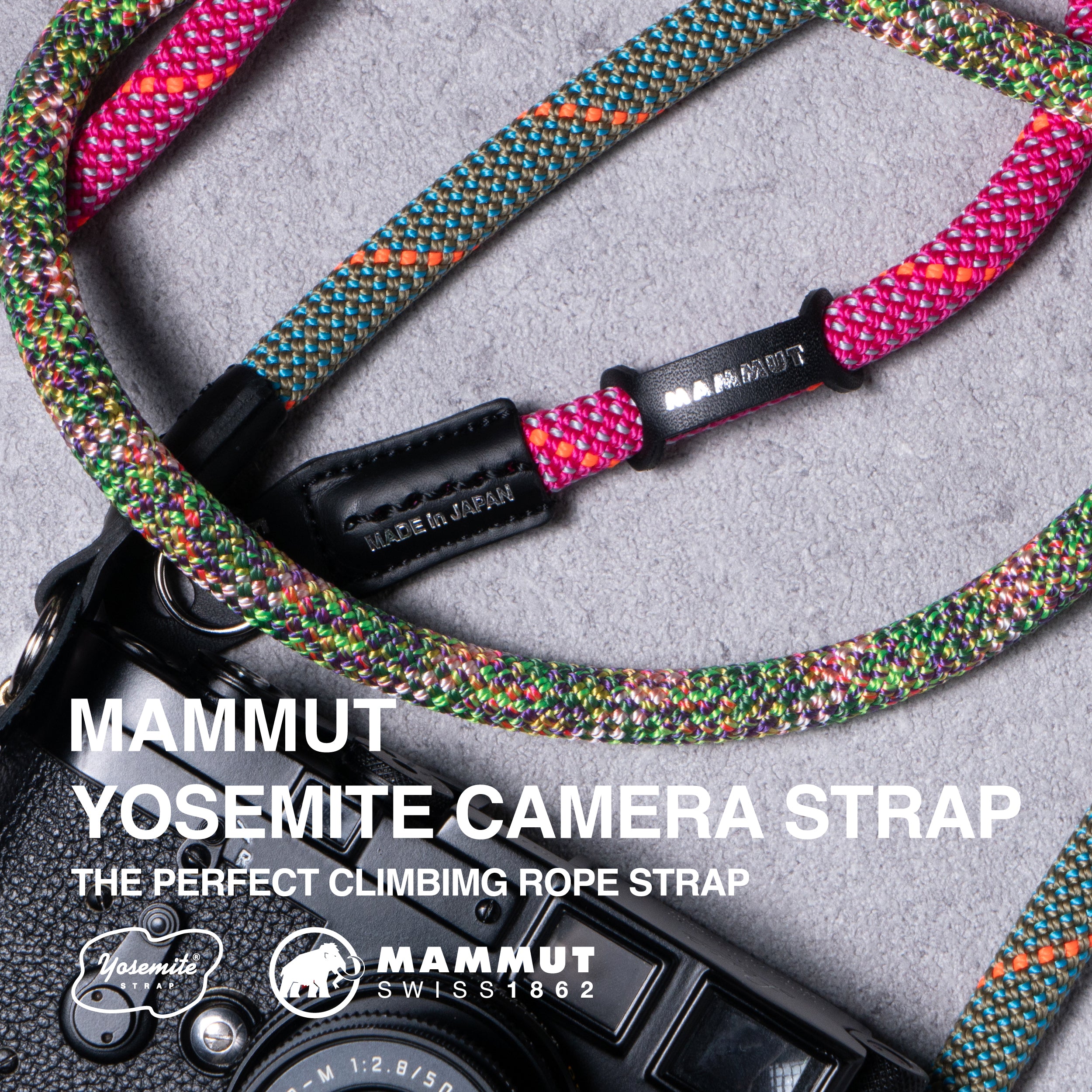 MAMMUT EDITION】YOSEMITE CAMERA STRAP MOUNTAIN TURQUOISE