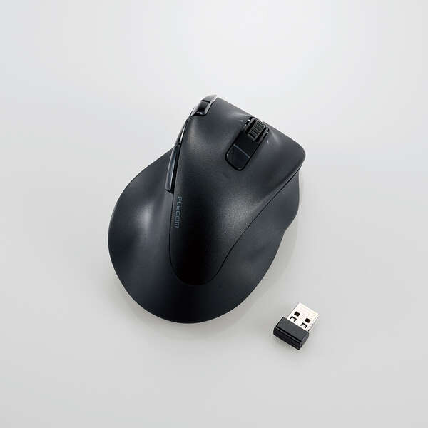 静音 充電式 Bluetooth5.0マウス “EX-G” 8ボタン Lサイズ | エレコム