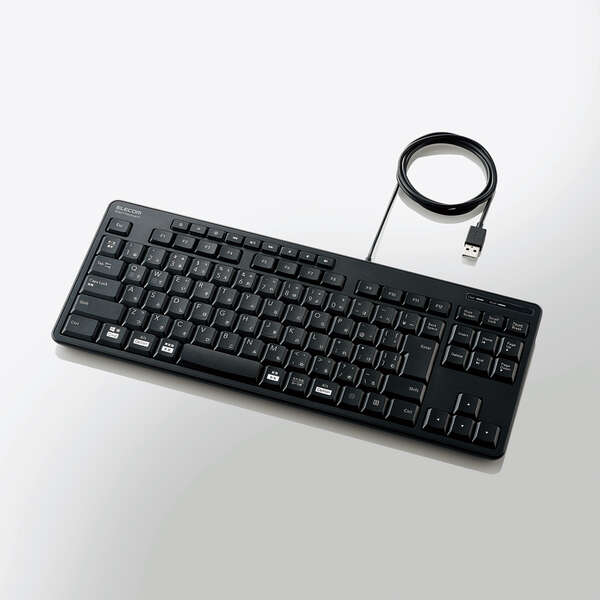 有線静音コンパクトキーボード | エレコムダイレクトショップ本店はPC