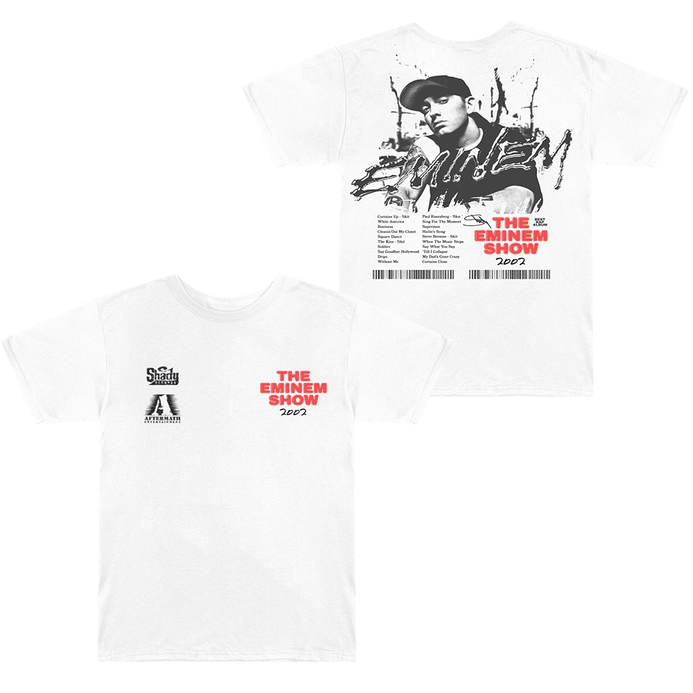 THE EMINEM SHOW T-SHIRT (WHITE) - Official Eminem Online Store