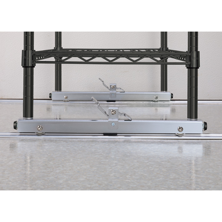 移動ストレージユニット｜DIYで設置できる移動棚｜エレクター