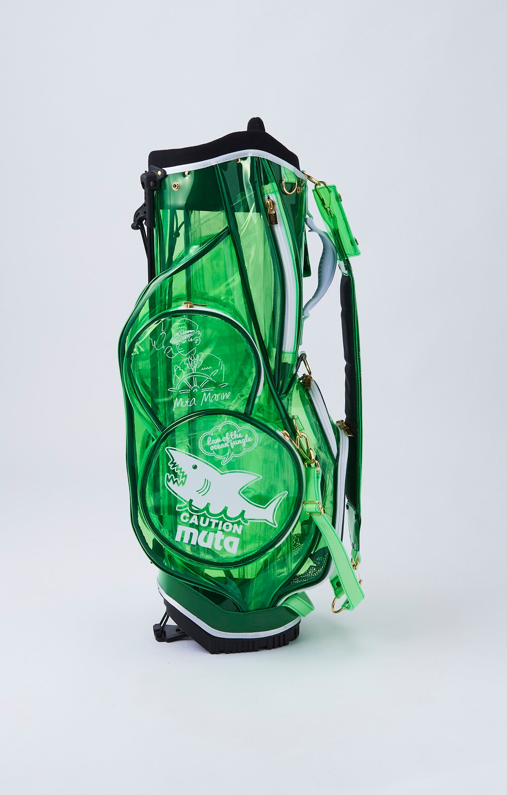 ムータマリン別注］クリアキャディバッグ ターフグリーン – FUNQTEN