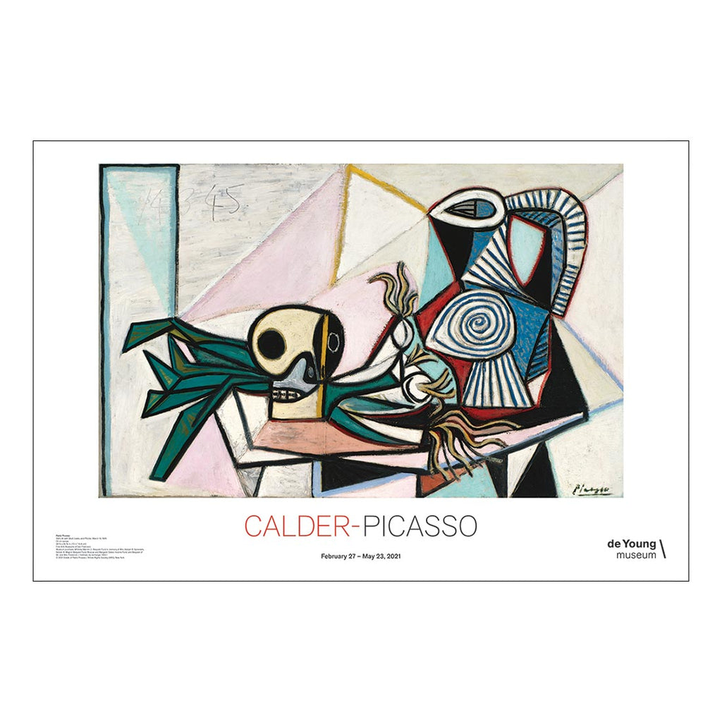 Picasso Still Life with Skull, Leeks, and Pitcher Poster - de