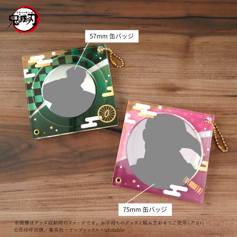 アニメ「鬼滅の刃」 缶バッジアクリルフレーム 不死川玄弥| FUKUYA