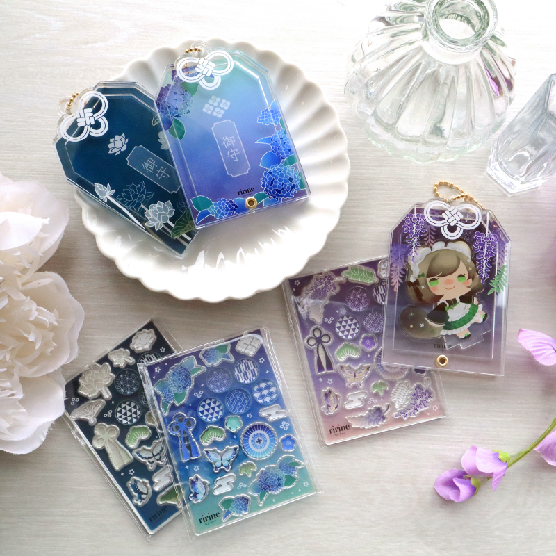 お守りミニアクリルフレーム 和花 夜桜| FUKUYA ONLINE フクヤオンライン