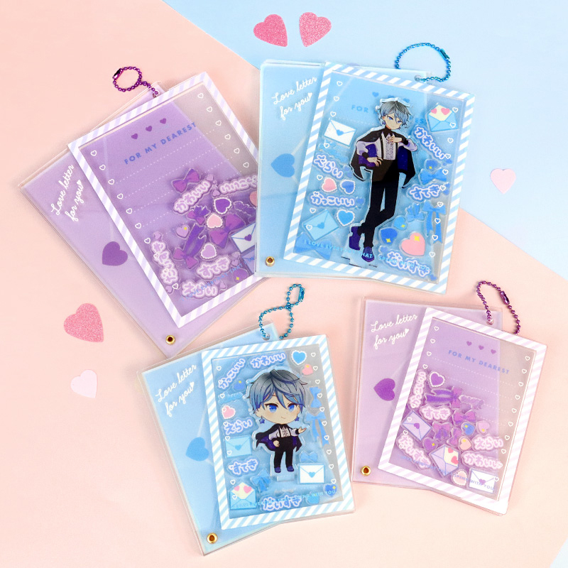 ラブレターアクリルフレーム カードサイズ パープル| FUKUYA ONLINE