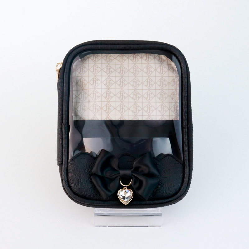 マルチポーチ ハートチャーム ブラック| FUKUYA ONLINE フクヤオンライン