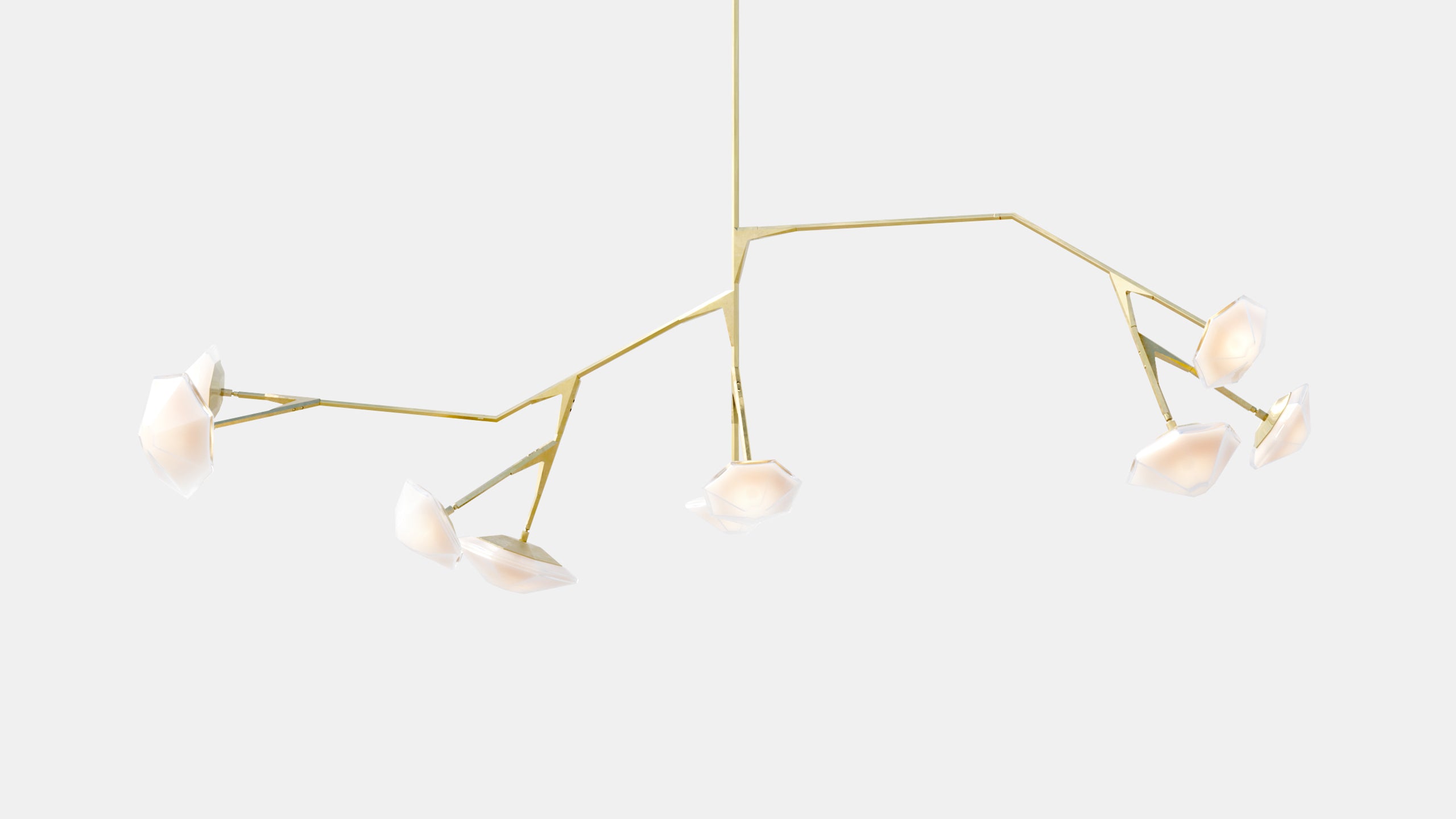 Asymmetric Long Chandelier | Myriad | Gabriel Scott