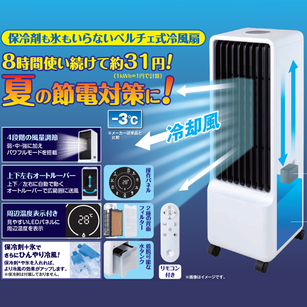 ペルチェ式冷風扇 | がくぶん特選館｜創業100周年