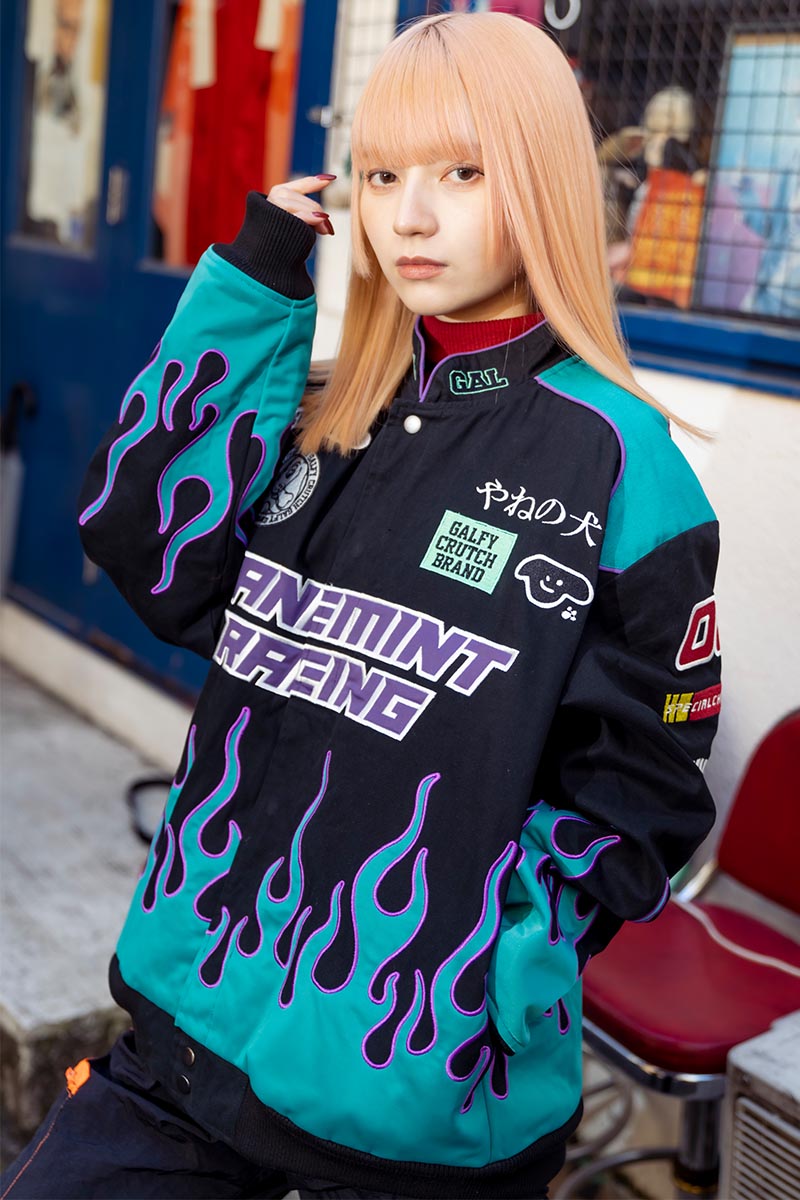 やね×GALFY (ガルフィー)×GEKIROCK CLOTHING やね走り屋ジャケット