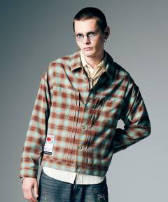 CIVARIZE【シヴァーライズ】着物テーラードジャケット 総柄 / ロック