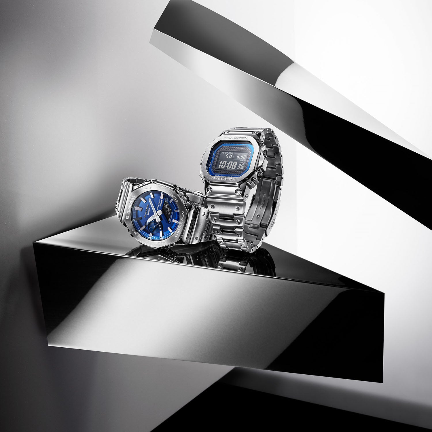 Gショック】フルメタル / スマートフォンリンク＆タフソーラー / GM