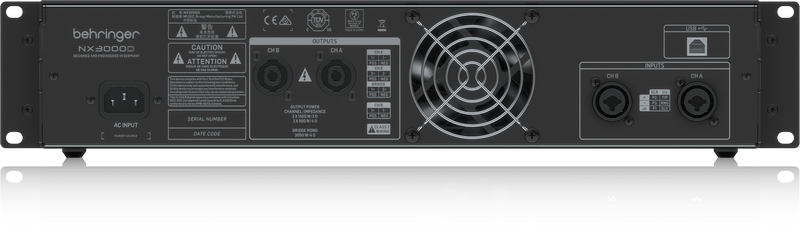 Behringer NX3000D Amplifier – GSG Audio Design