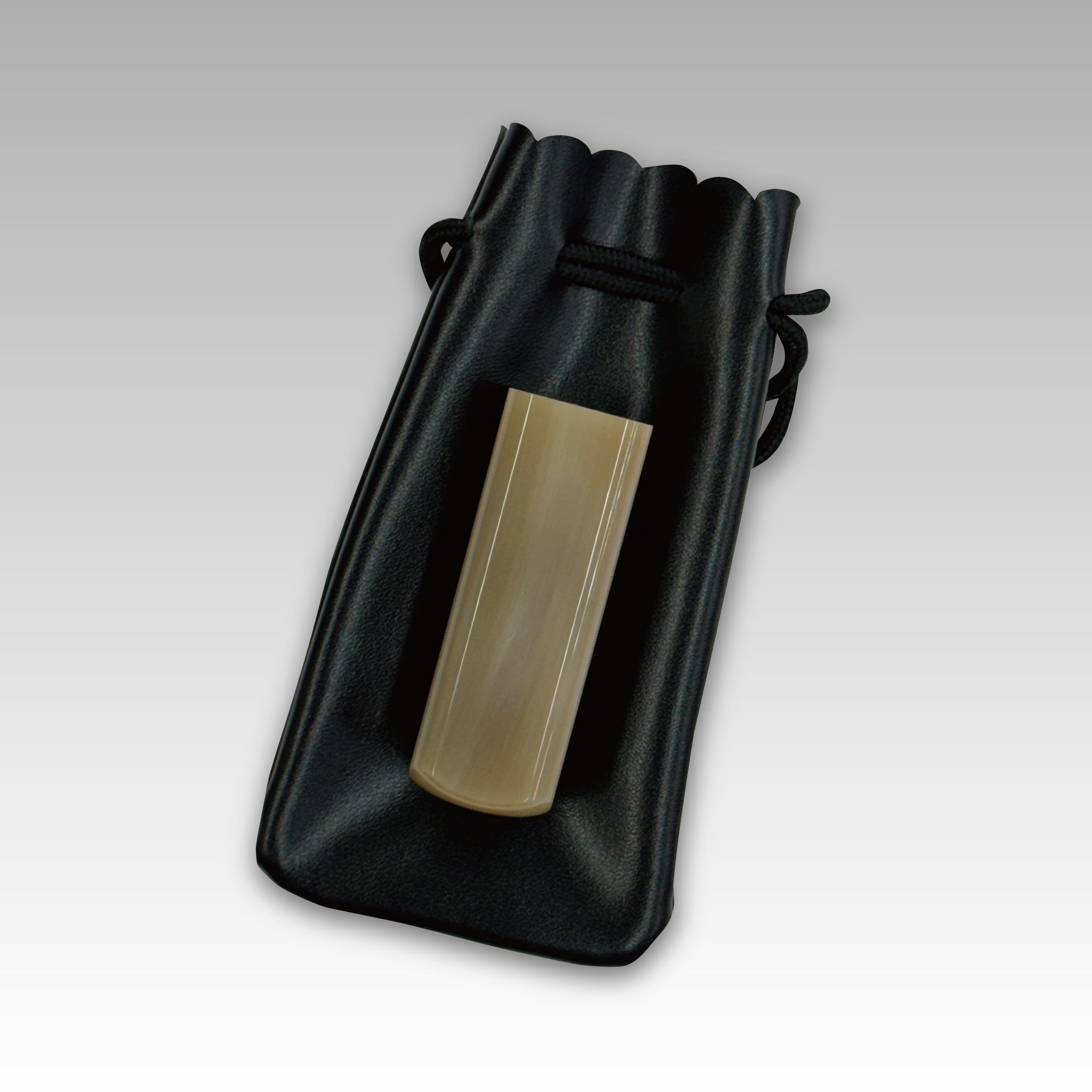 法人角印 オランダ水牛（牛角・白） – ハン六オンラインショップ