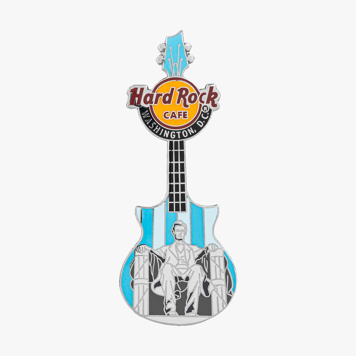 DC Lincoln Monument Guitar Pin | Online Rock Shop