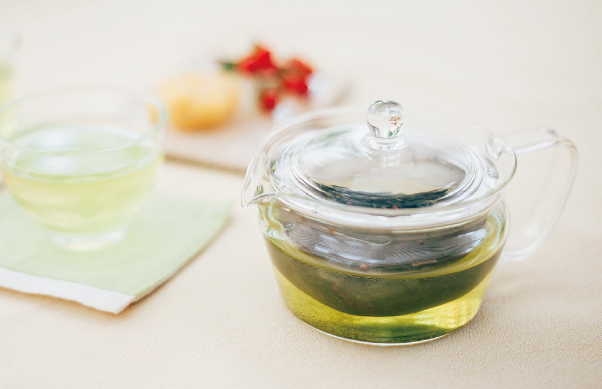 宝寿茶 1kg・200g ハリオ ティーポット付き 宝寿茶 1kg・200g ハリオ