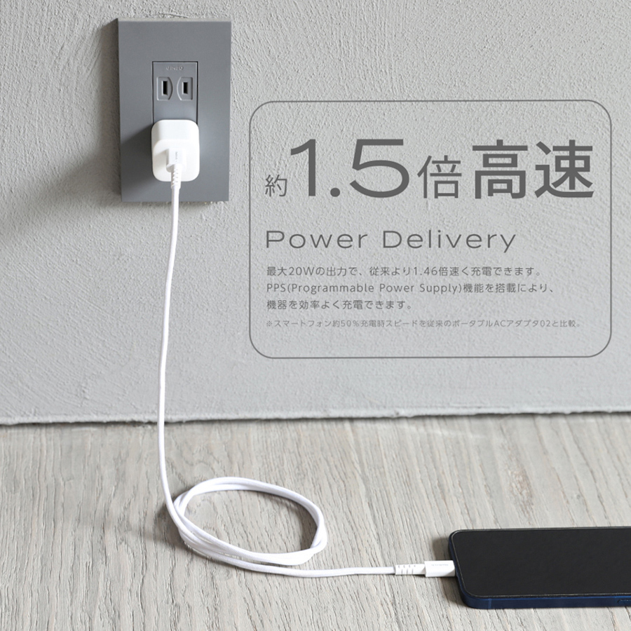 dショッピング |ドコモ純正 ポータブルACアダプタOW03 ホワイト Type-C