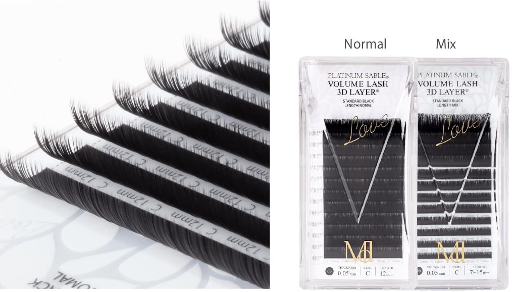 ボリュームラッシュ3Dレイヤー®｜まつ毛エクステ商材のMiss eye d'or