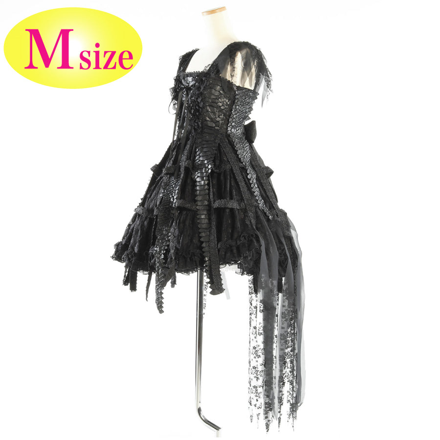 Black Dragon Bird Cage Dress – h.NAOTO WEBSHOP