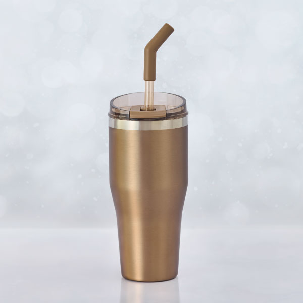 ストロー付き2WAYステンレスタンブラー（メタリック）: タリーズ