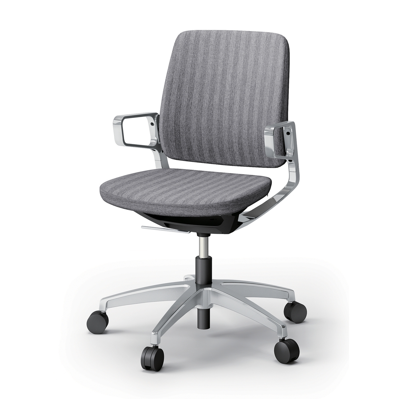 レヴィチェア アルミミラー肘 KG-525SB-Z9T3｜オフィスチェア