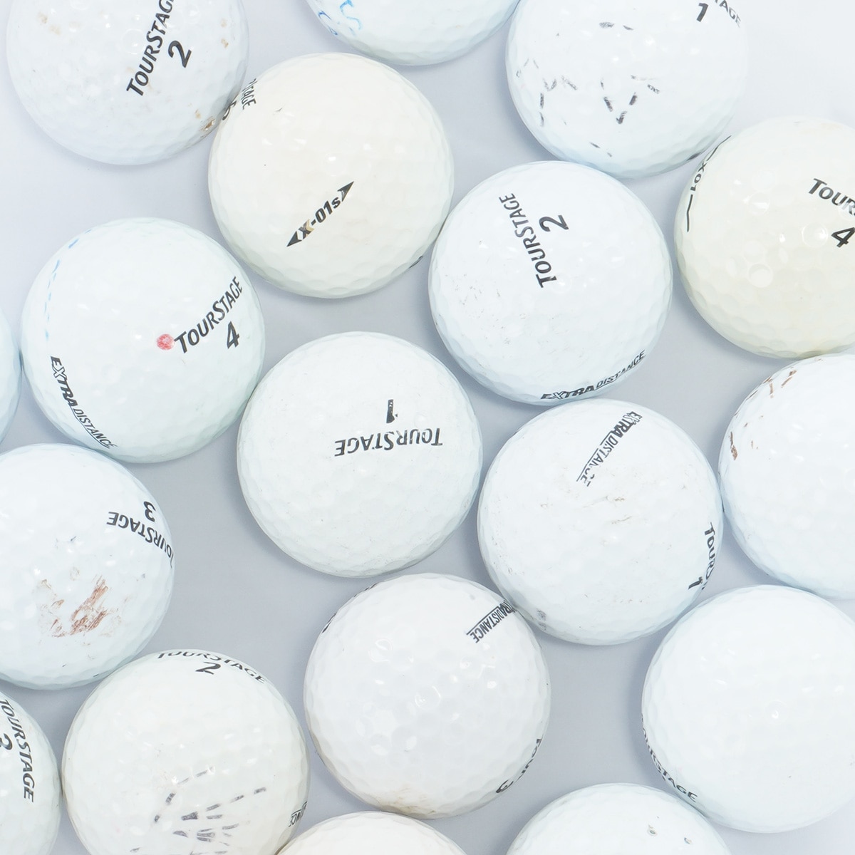 ツアーステージ混合 練習用ボール 500個セット(ボール（ロスト）)|Lost