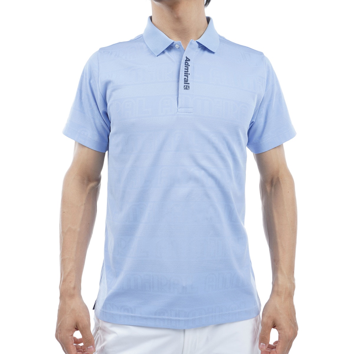 セール・アウトレット】ロゴジャカード 半袖ポロシャツ(半袖シャツ