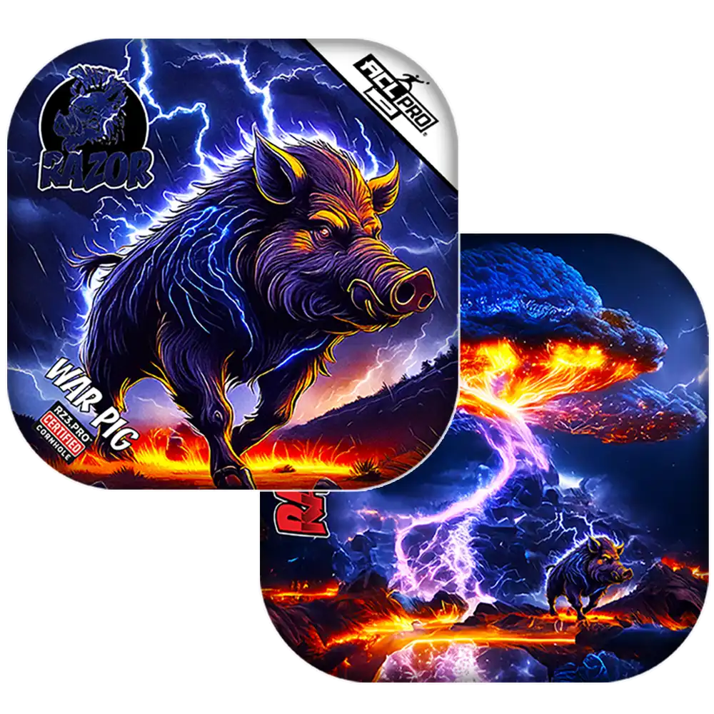 War Pig PRO | Lightning Pig | ACL PRO Razor Cornhole Bags