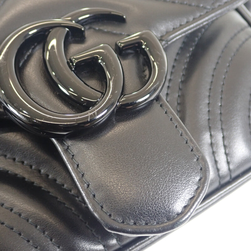 グッチ GUCCI GGマーモント キルティングレザー チェーン 739681