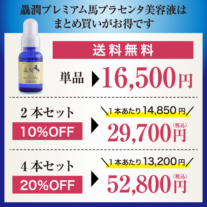 驫潤プレミアム馬プラセンタ美容液 30mL ｜ 北海道純馬油本舗公式
