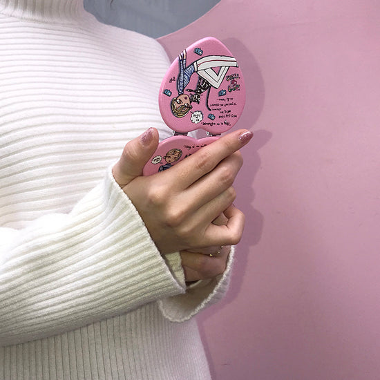 70％OFF]ジェフリー・フルビマーリ「ハート型ミニミラー」 – Junie