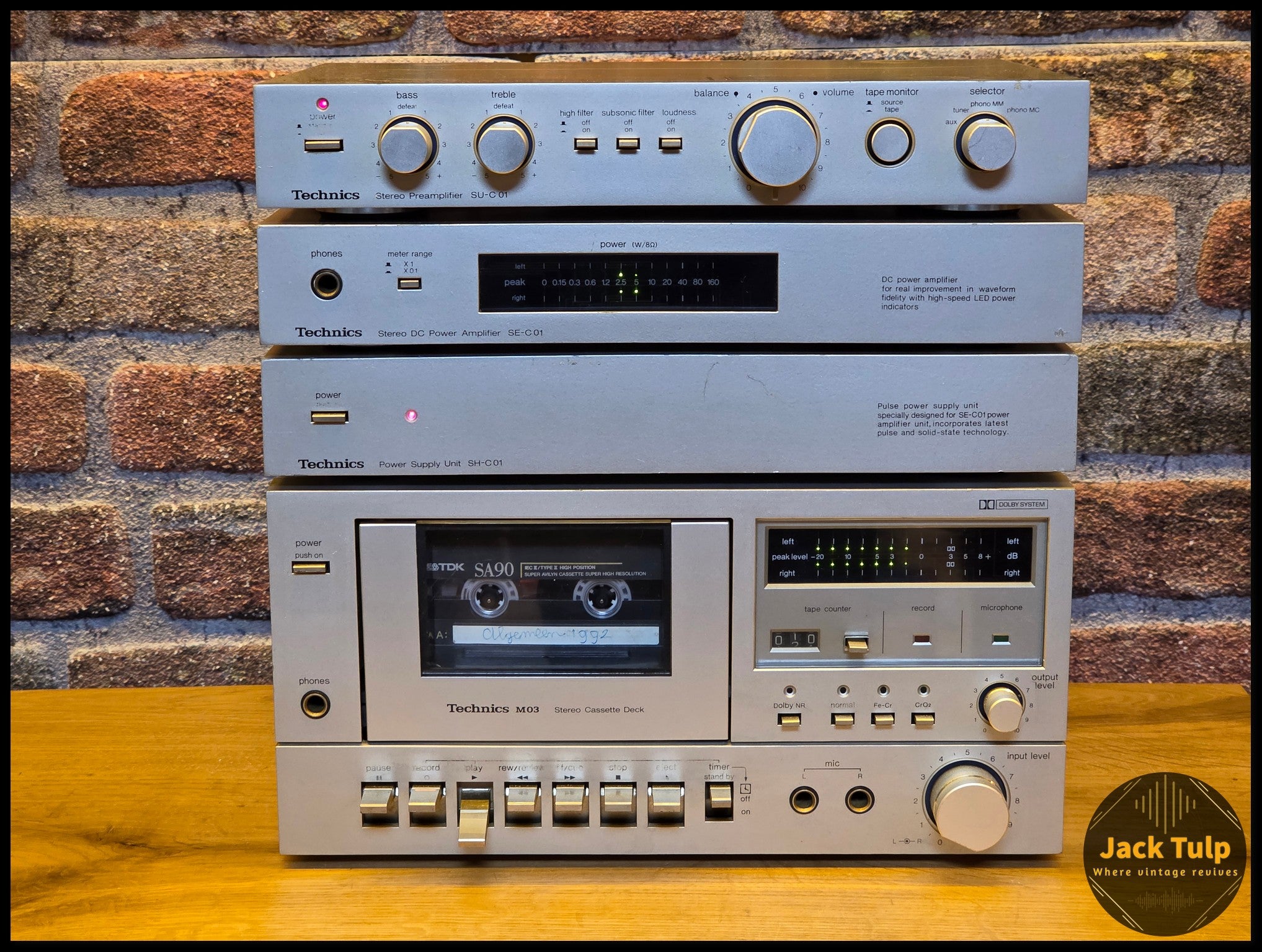 Technics C01; SU-C01 / SE-C01 / SH-C01 / RS-M03 – Jack Tulp