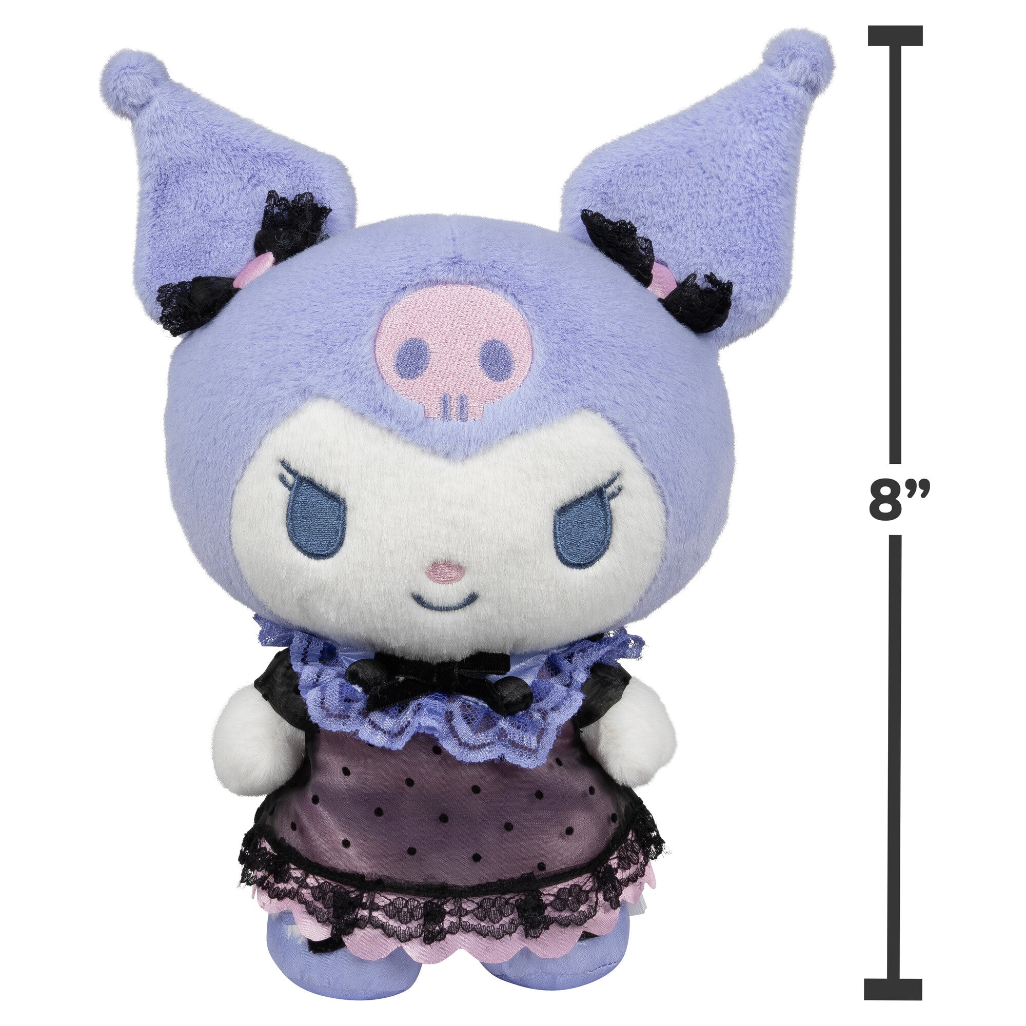 Hello Kitty and Friends Ultra-Premier 8” Kuromi Plush | Jazwares