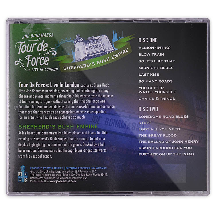 Joe Bonamassa: Tour de Force: Live In London - SHEPHERD'S BUSH