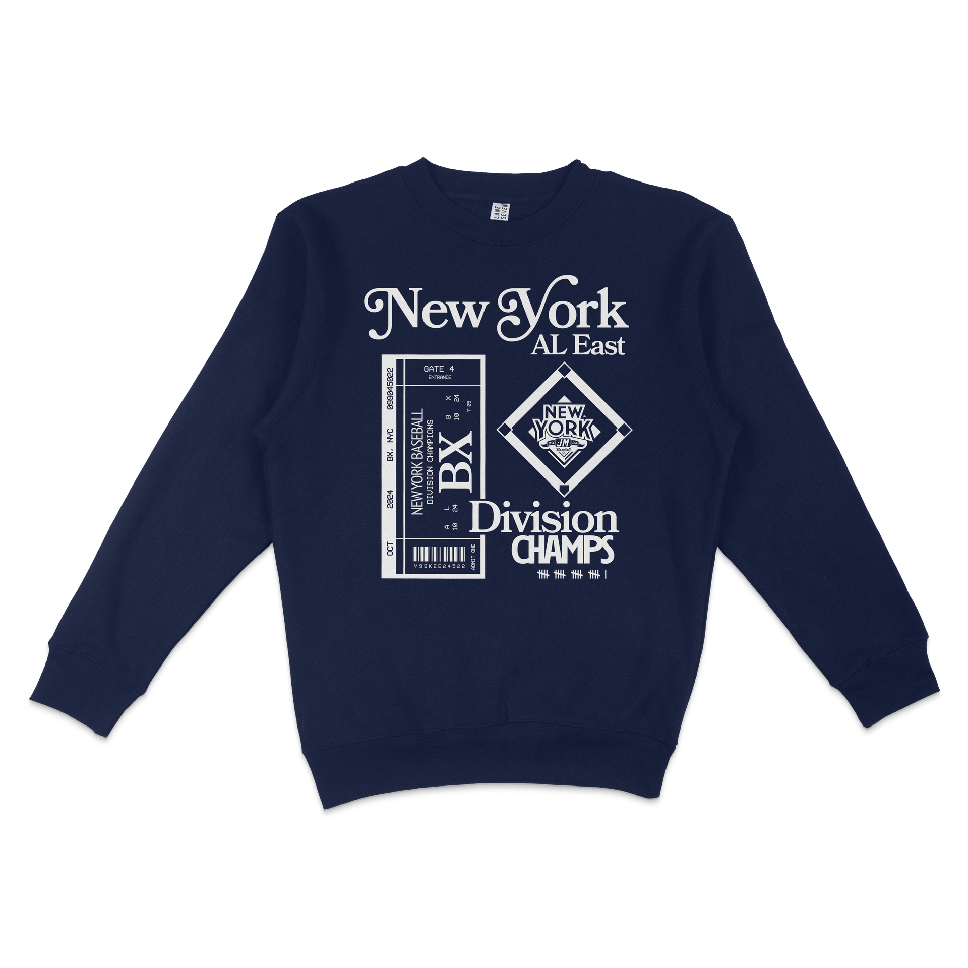 NYY Division Champions | Crewneck Sweatshirt | Premium 50/50 Blend
