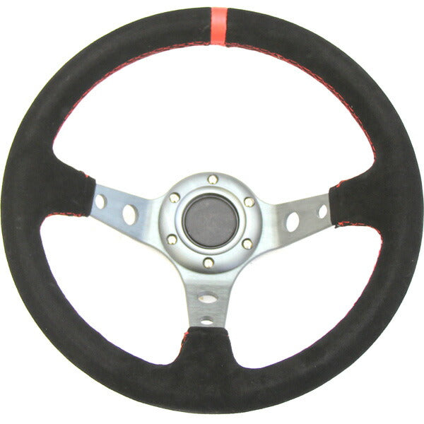 ステアリング KTS ディープコーンステアリング 32φ スウェード レザー