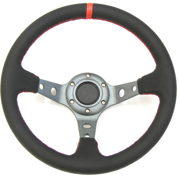 ステアリング KTS ディープコーンステアリング 32φ スウェード レザー