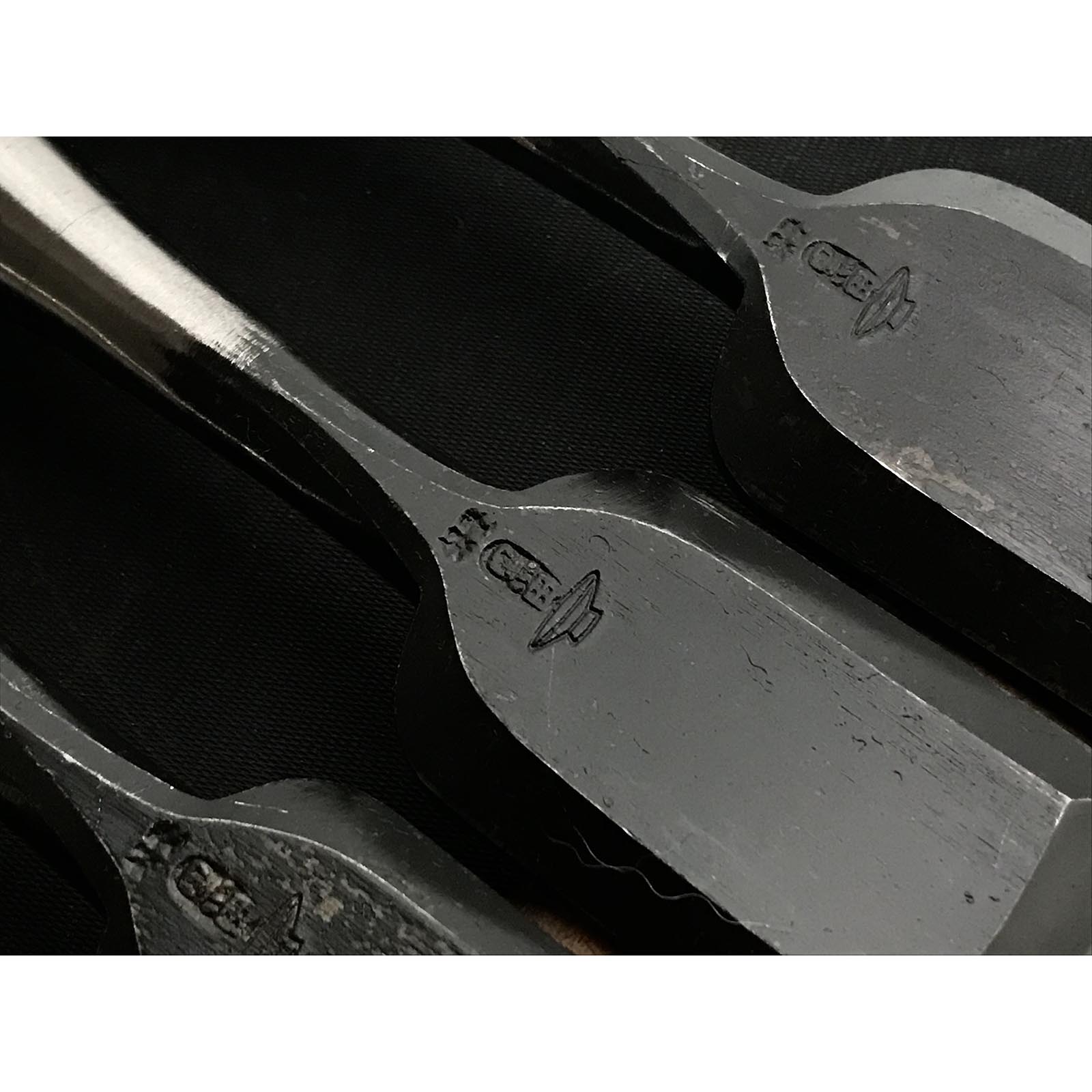 Old stock Kuroda Bench chisels set by 2th generation 掘出し物 黒田