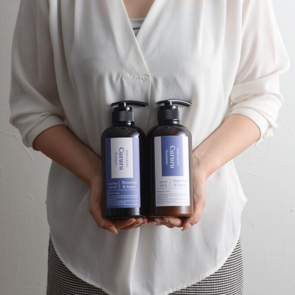 泡でパックするアルガンオイルのシャンプー＆コンディショナーセット