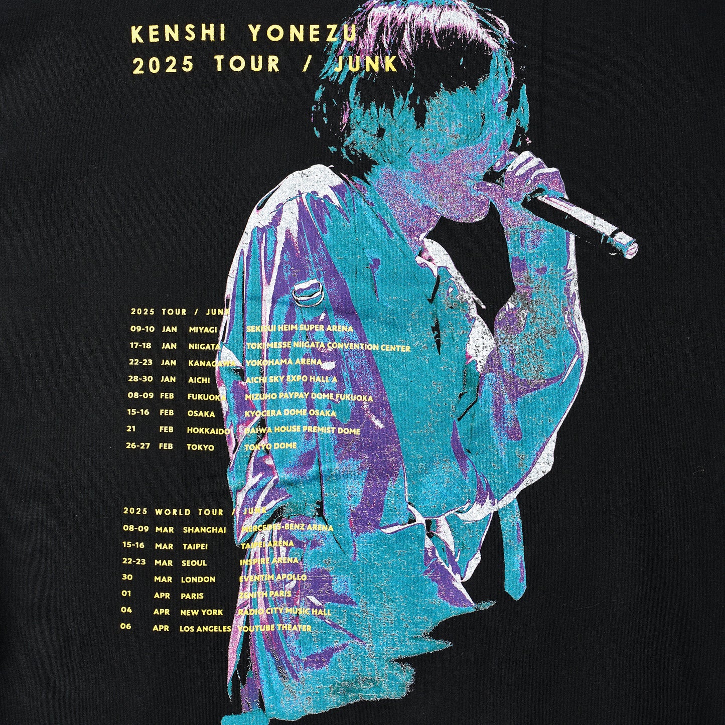 JUNK WORLD TOUR TEE – KENSHI YONEZU ONLINE STORE