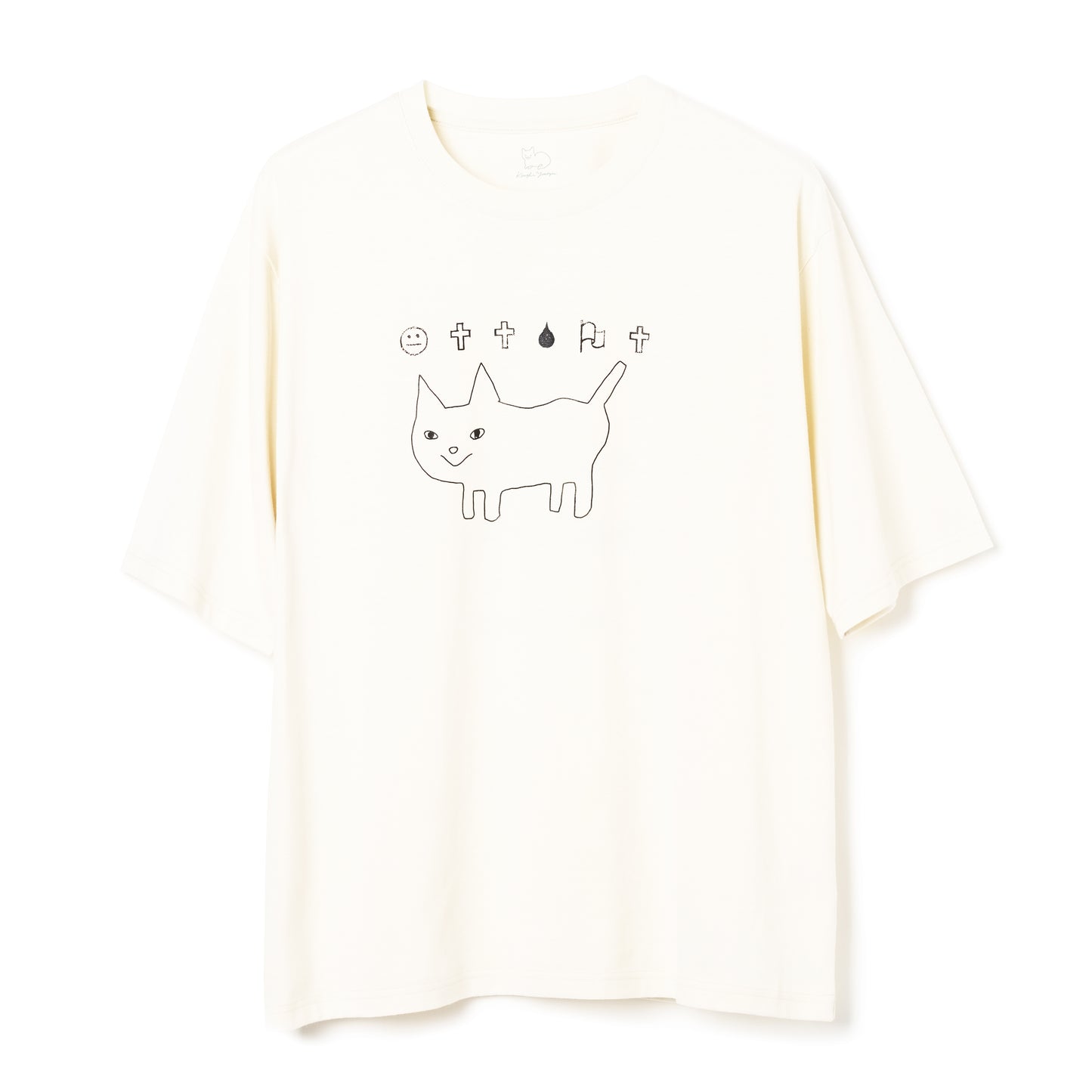 空想ねこちゃんT 白 – KENSHI YONEZU ONLINE STORE