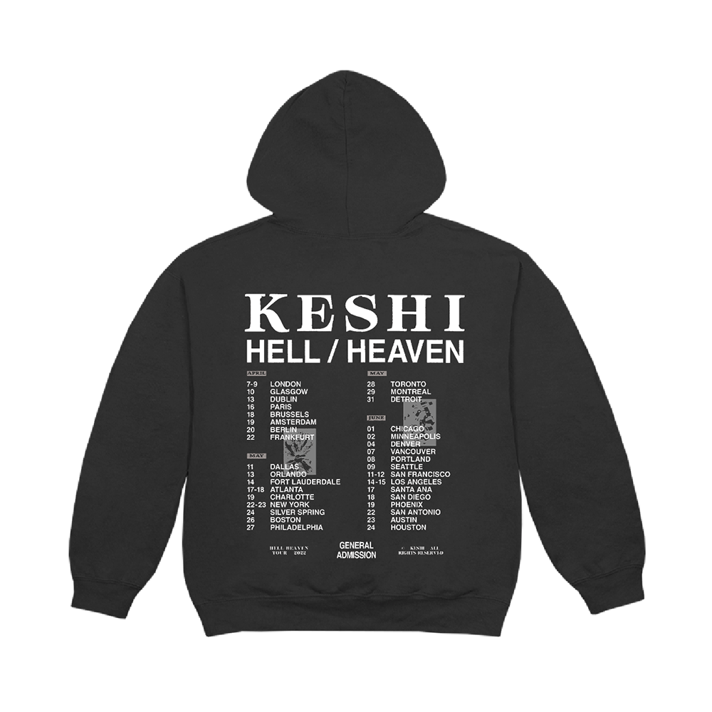 HELL / HEAVEN WORLD TOUR HOODIE - keshi official store