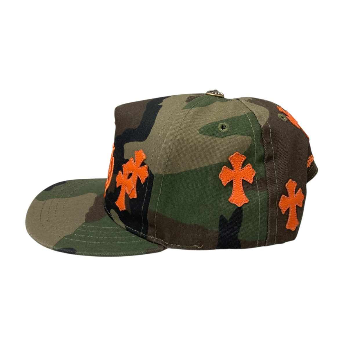 CHROME HEARTS(クロムハーツ) 迷彩クロスパッチキャップ グリーン