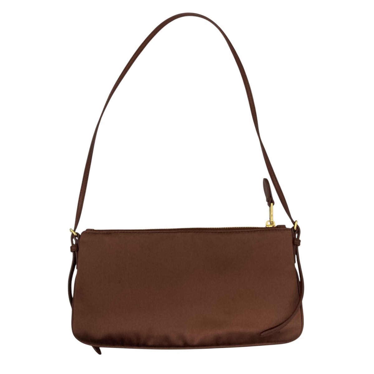 MIU MIU(ミュウミュウ) サテンショルダーバッグ 5NI007 ブラウン