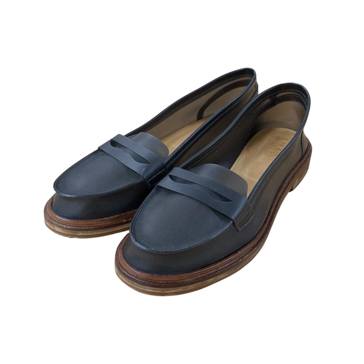 MM6 Maison Margiela(マルタンマルジェラ) ローファー オリーブ サイズ