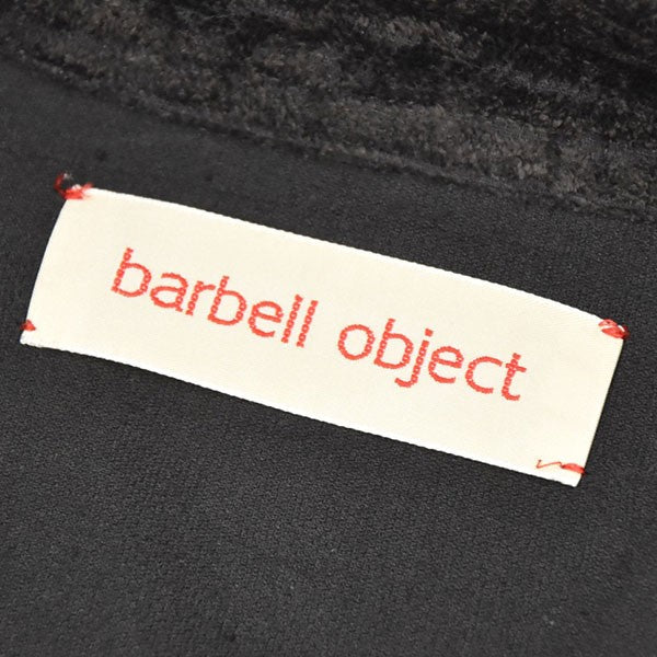 barbell object(バーベルオブジェクト) 2024SS JOHN別注 velveteen zip